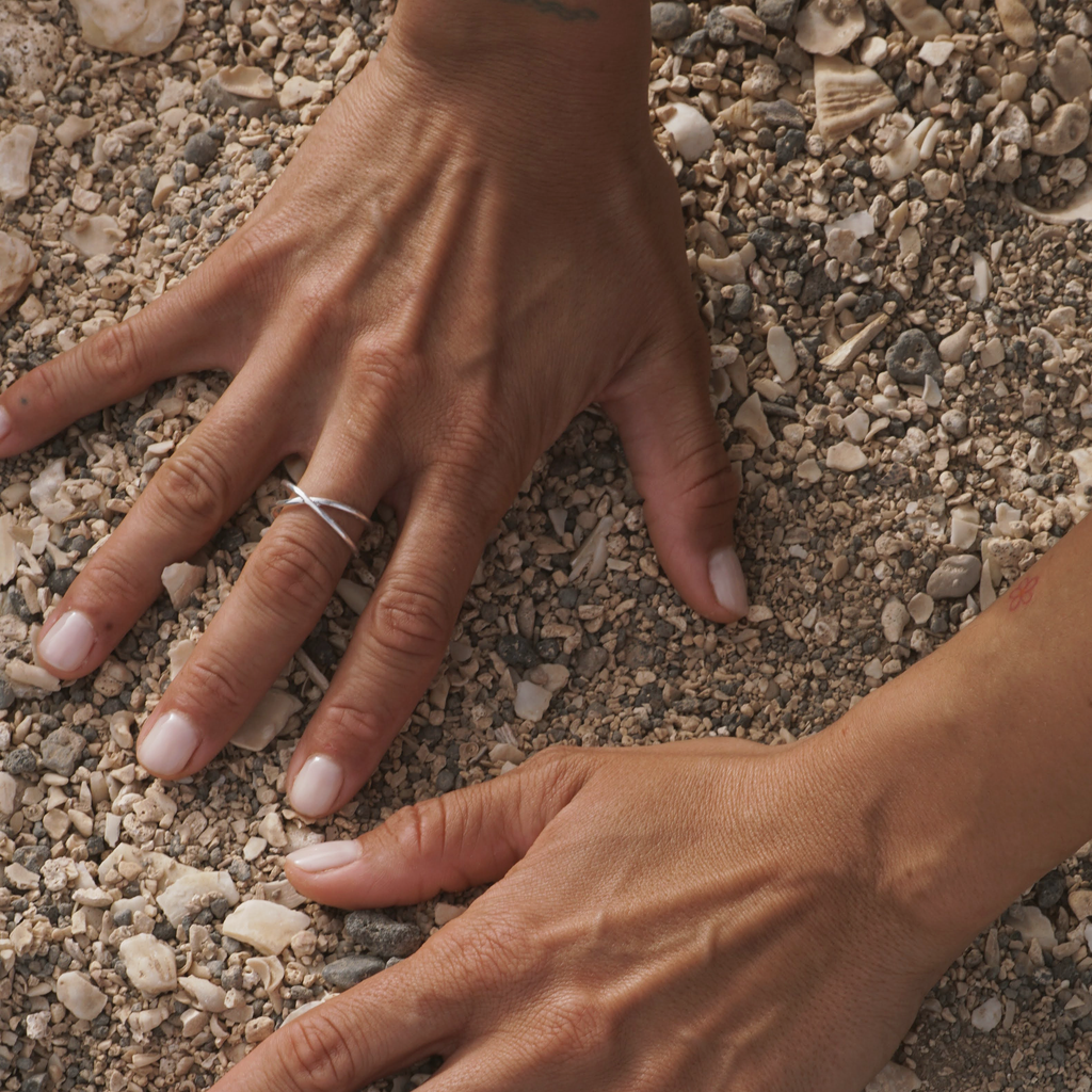 Bague croisée